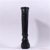 Marco Moreo Vale Side Zip Knee High - Black Leather